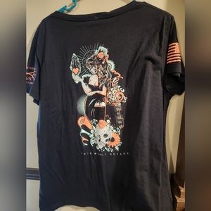 Grunt Style In Hearts Our Hearts Forever V Neck Black 3xl XXXL Halloween 🎃 NWT